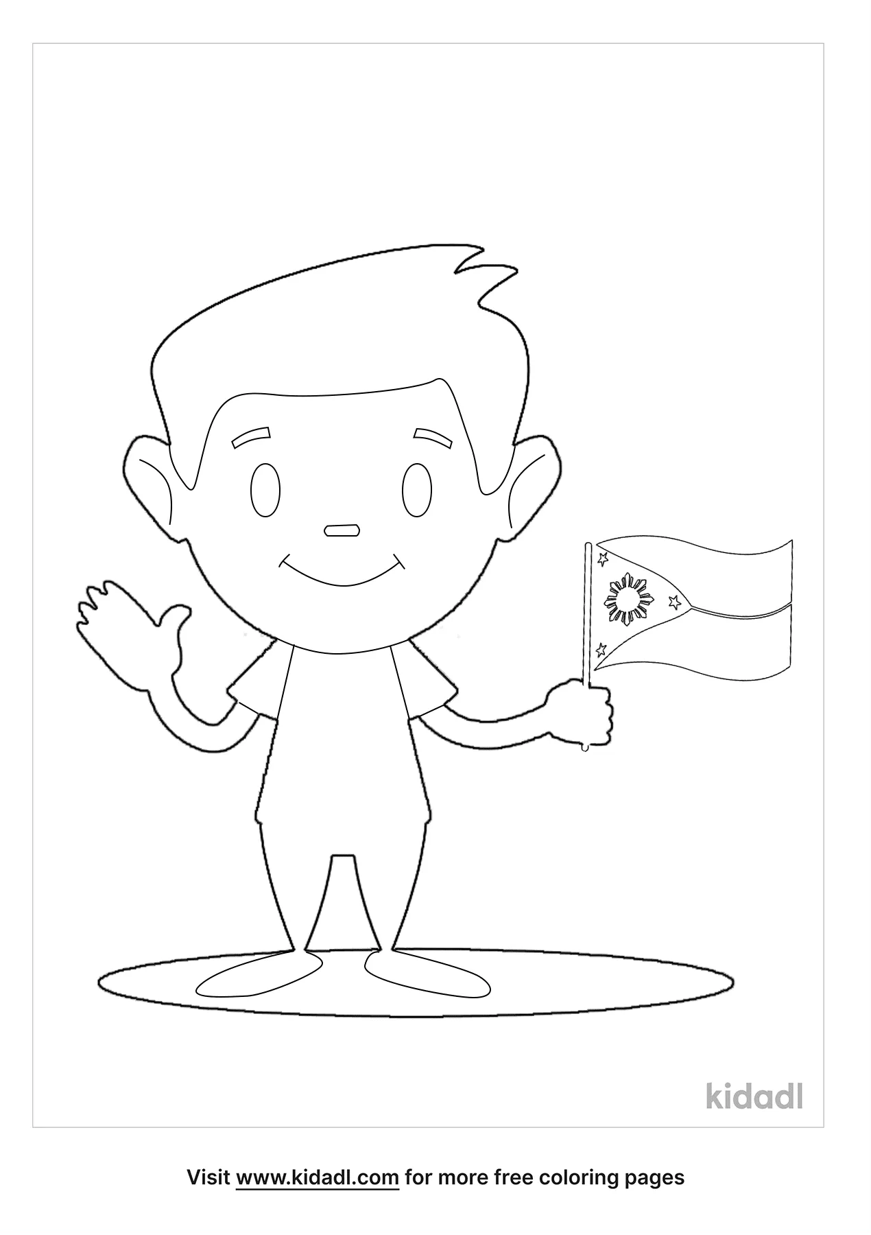 philippines flag coloring pages free flags coloring pages kidadl