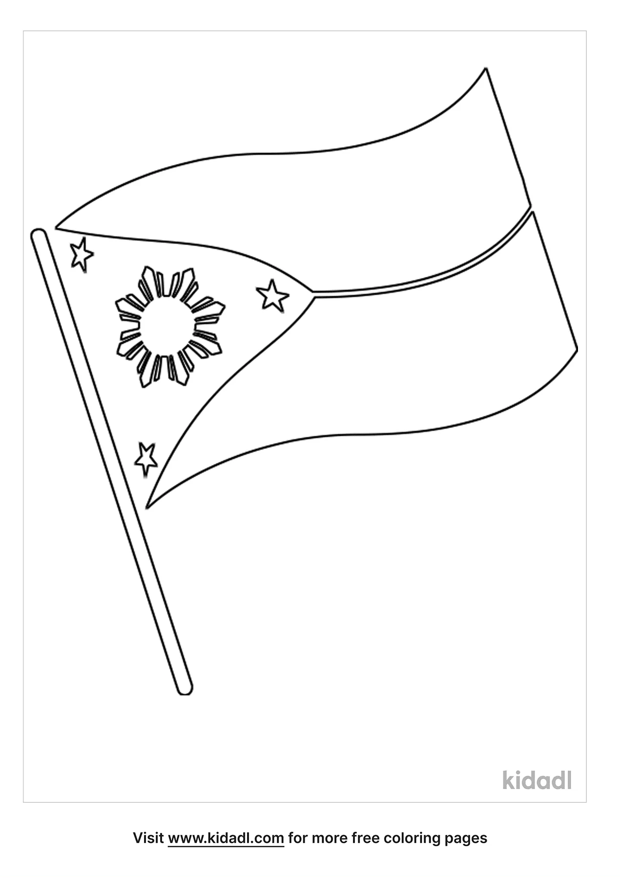 Philippine Flag Coloring Page 112 Practice Coloring Role