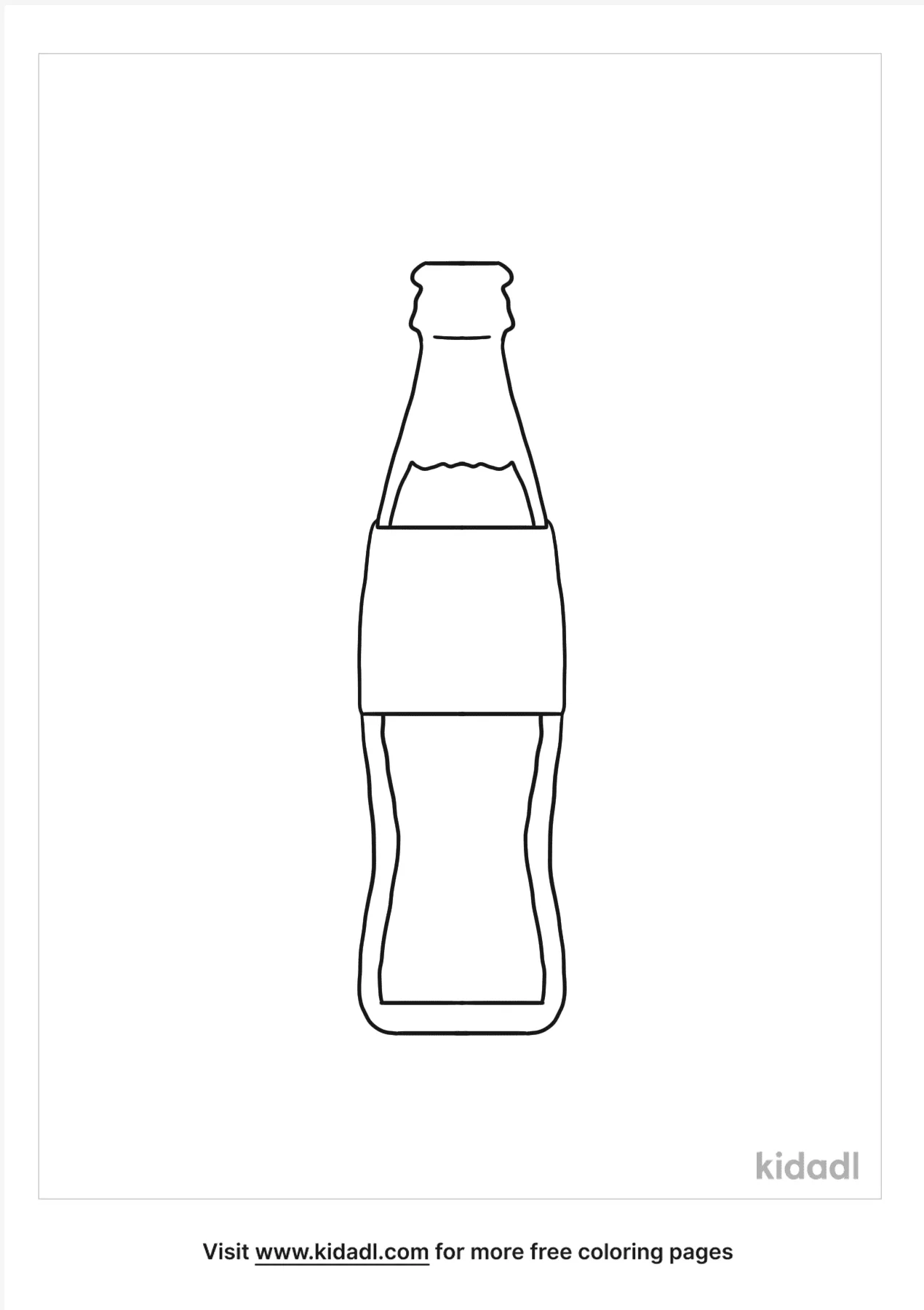 coloring pages water bottle