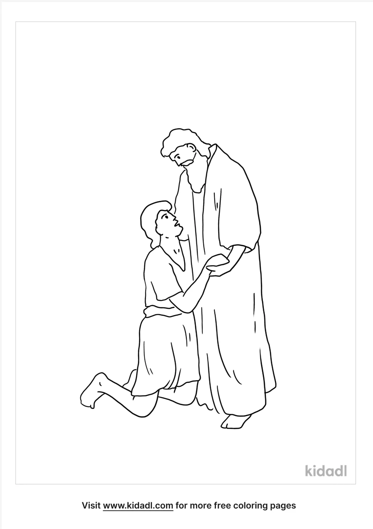 the prodigal son coloring pages