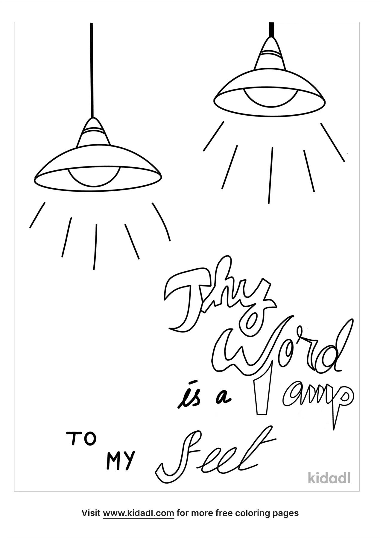 Psalm 119 105 Coloring Pages Free Bible Coloring Pages Kidadl