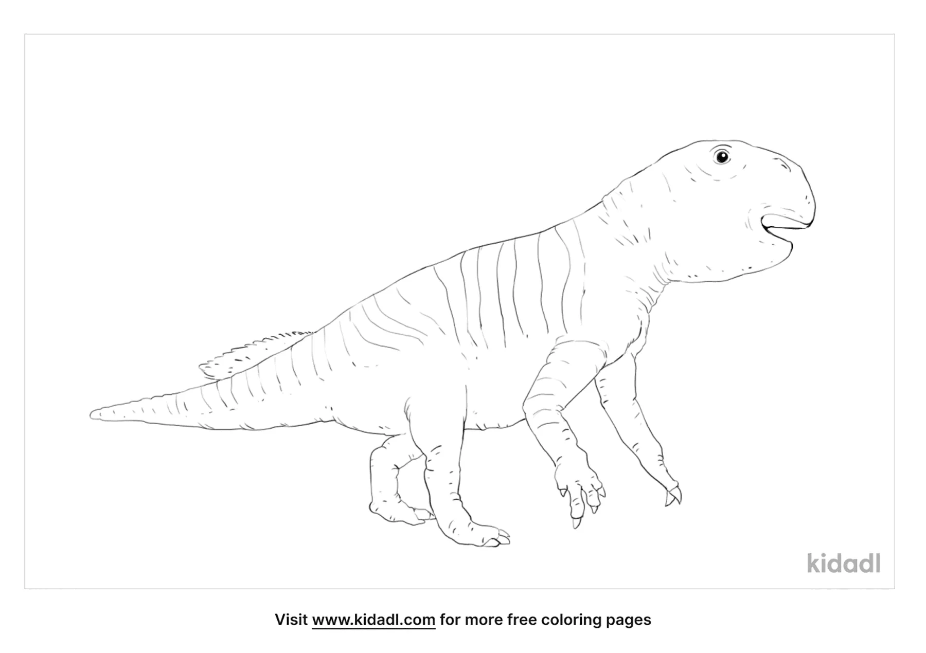 Psittacosaurus Coloring Page