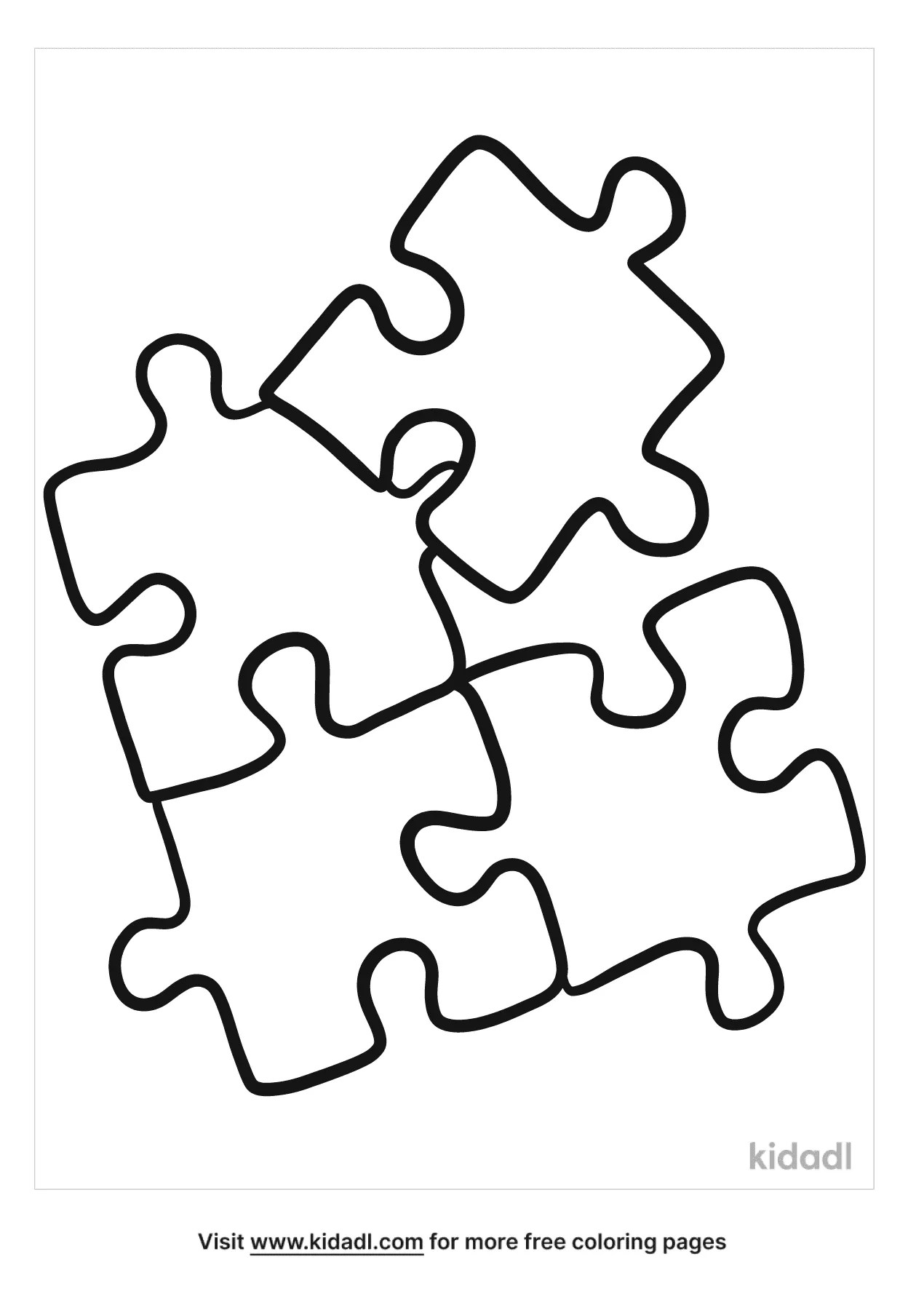 Puzzle Coloring Page 0 