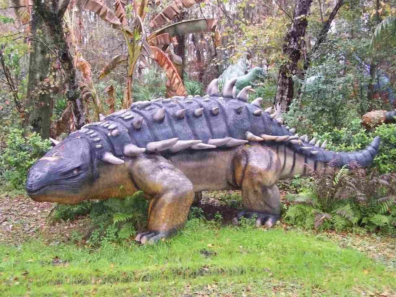 The spikes protected the dinosaurs from other predator dinosaurs.