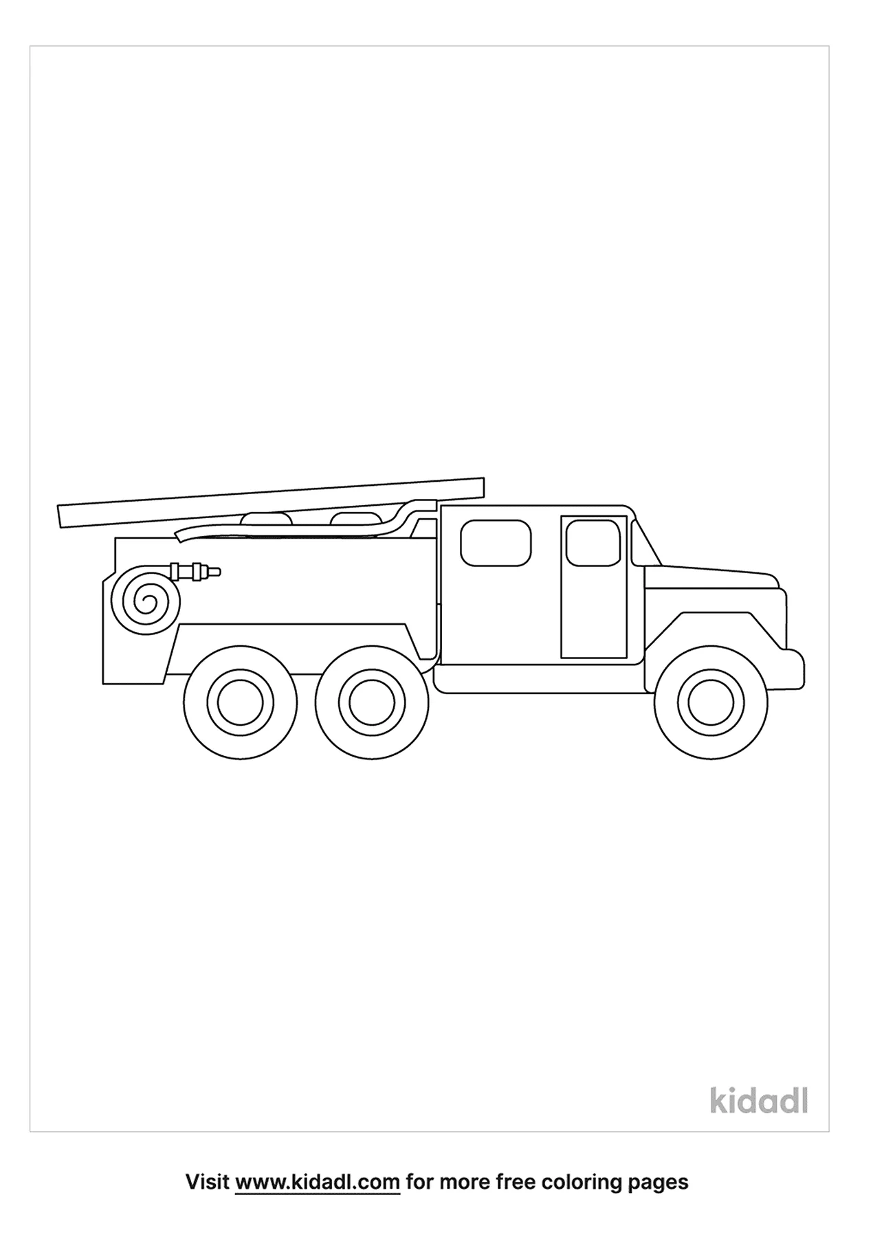 tank truck coloring pages