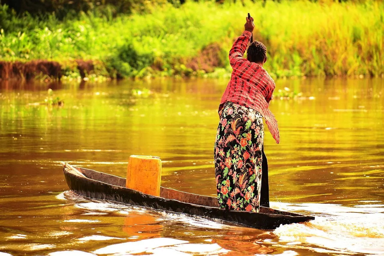 Congo River is a source of livelihood for the people living around its banks.