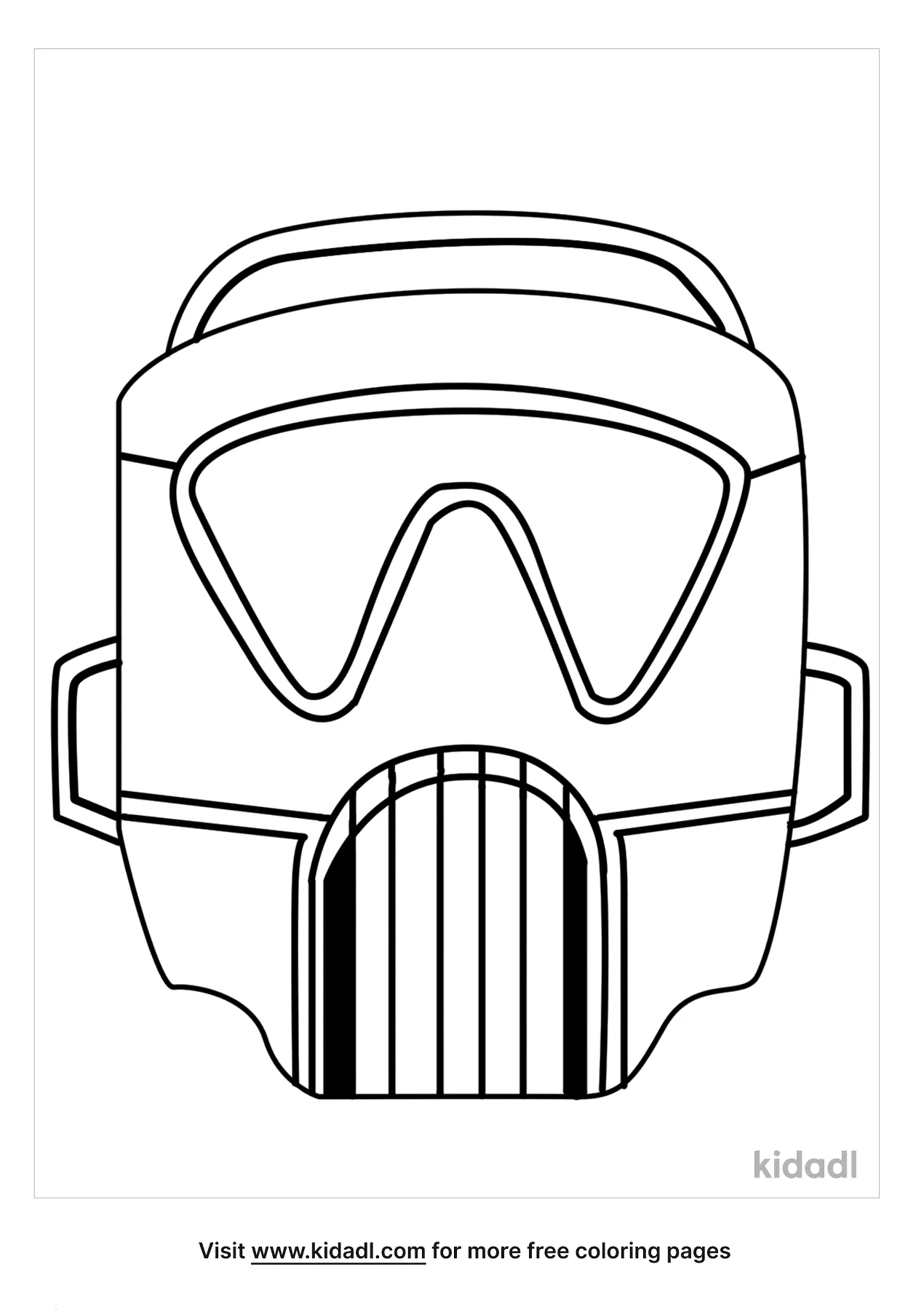 clone trooper helmet coloring pages