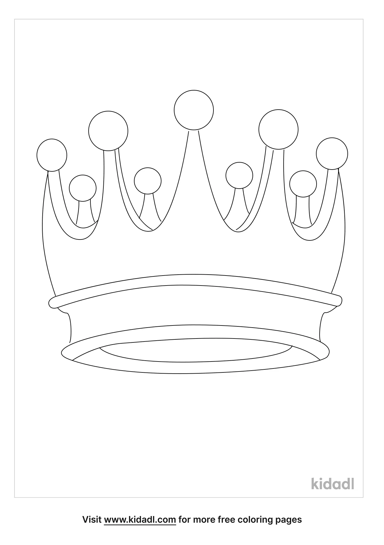 Royal Coloring Page