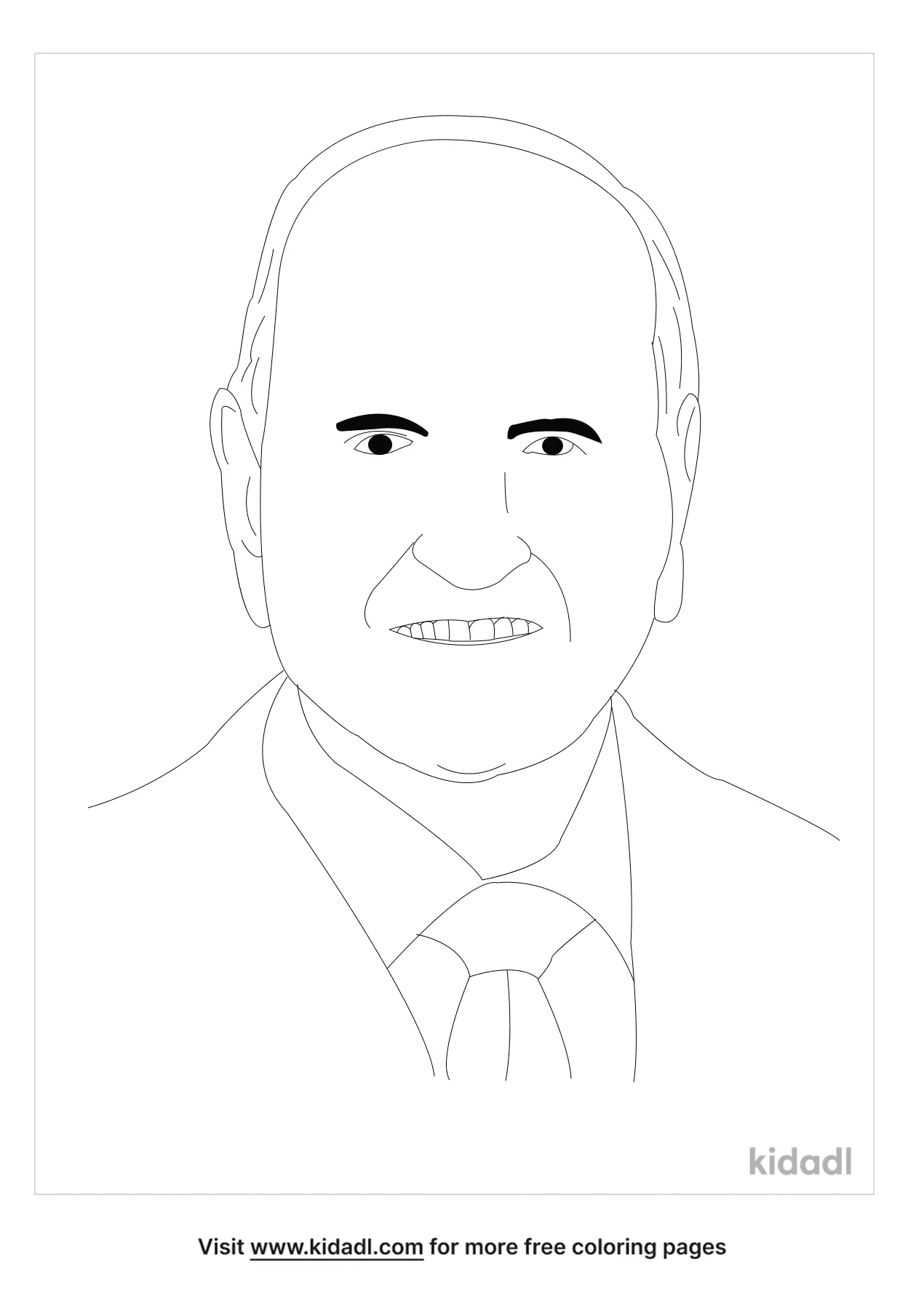 Free Russell M Nelson Coloring Page | Coloring Page Printables | Kidadl