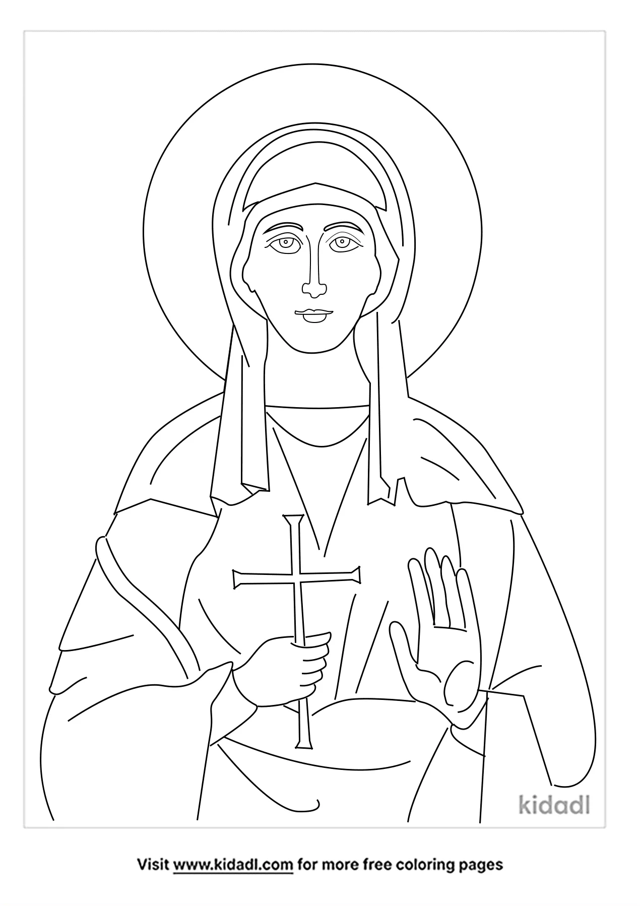 saint cecilia coloring pages