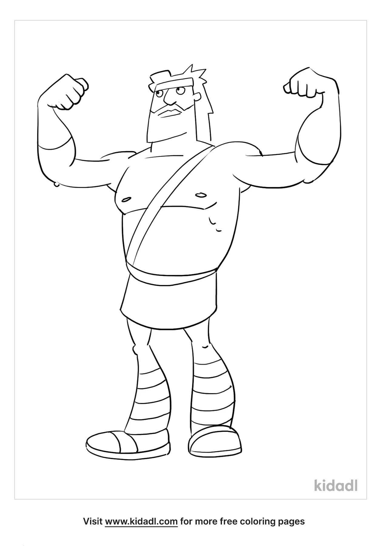 Samson Coloring Pages Free Bible Coloring Pages Kidadl