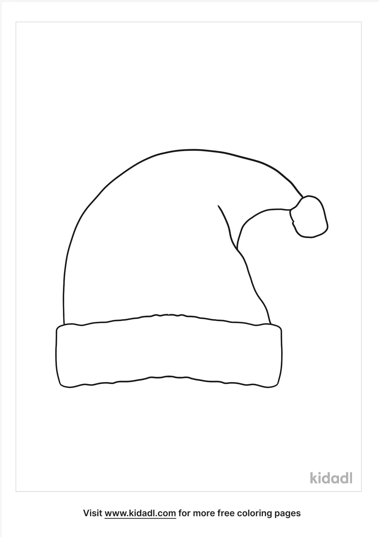 santa hat printable