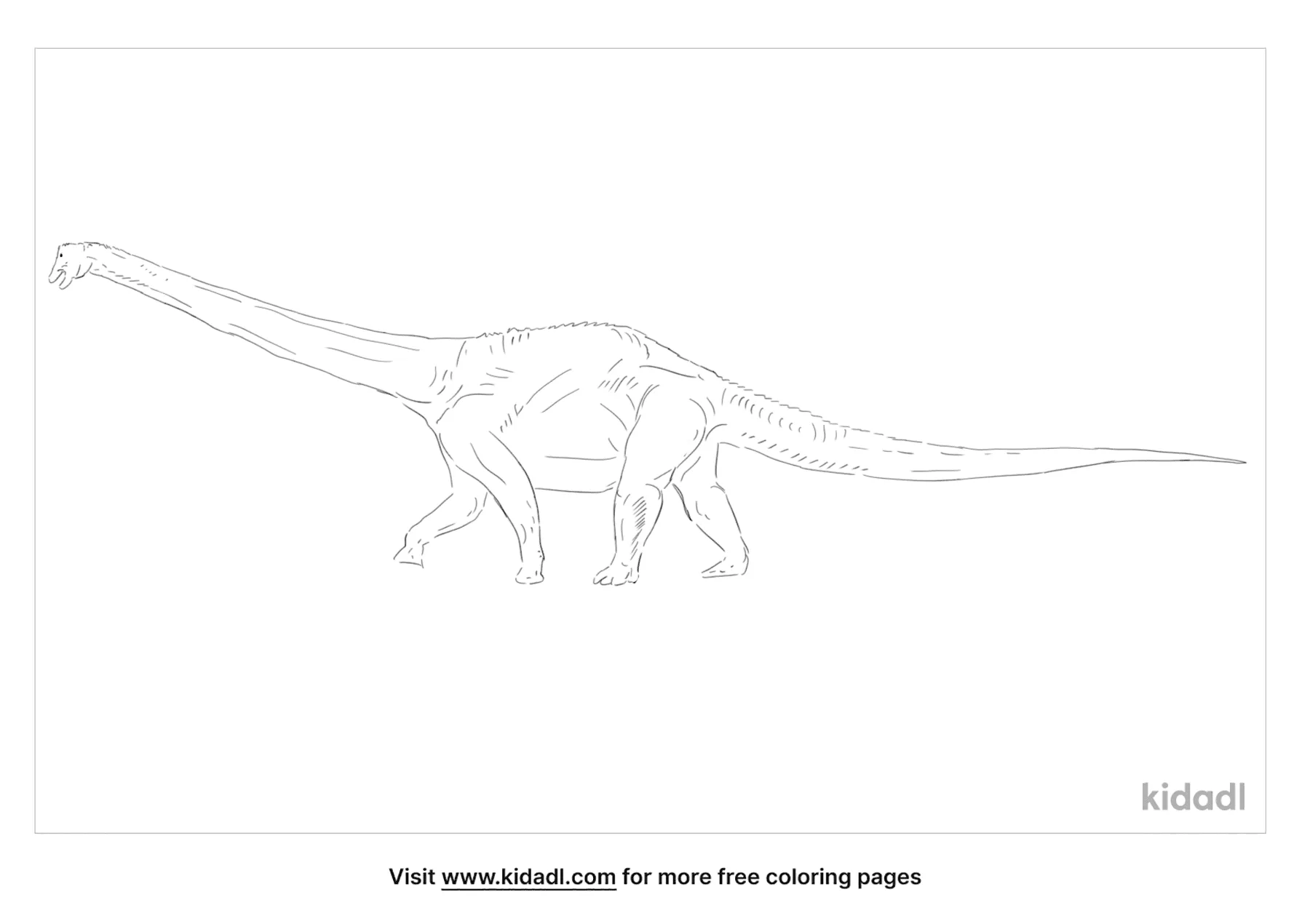 Savannasaurus Coloring Page