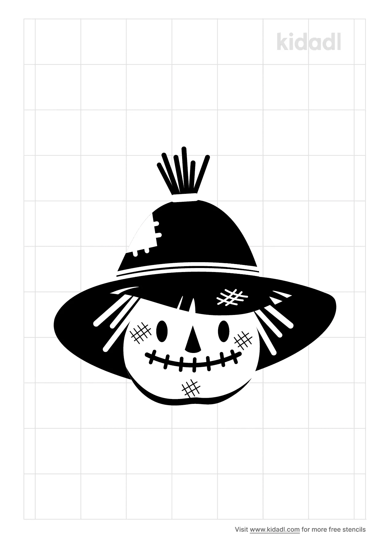 Scarecrow Face Template Printable Free