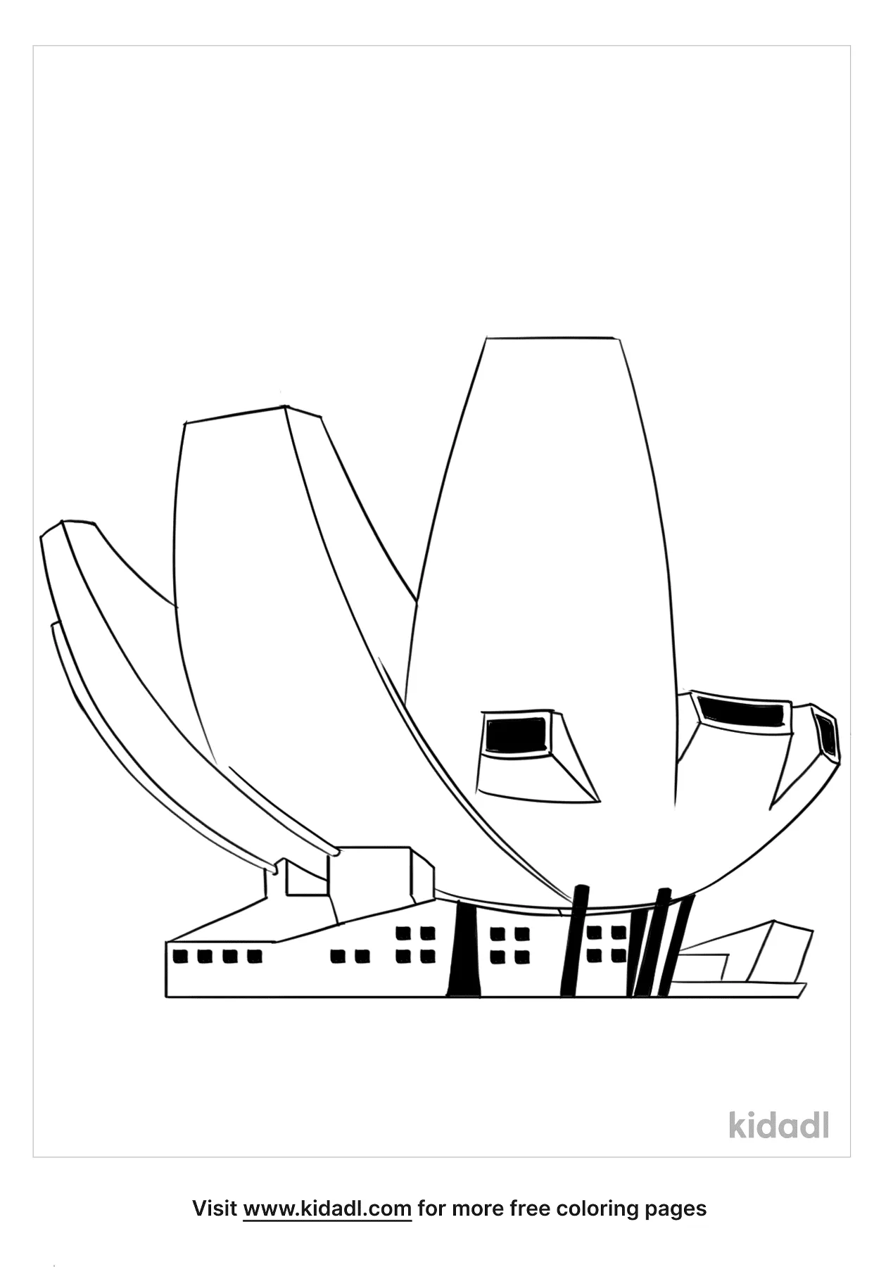 Science Museum Coloring Page