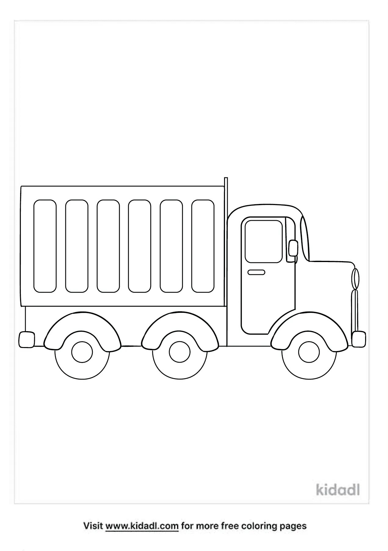 free printable semi coloring pages