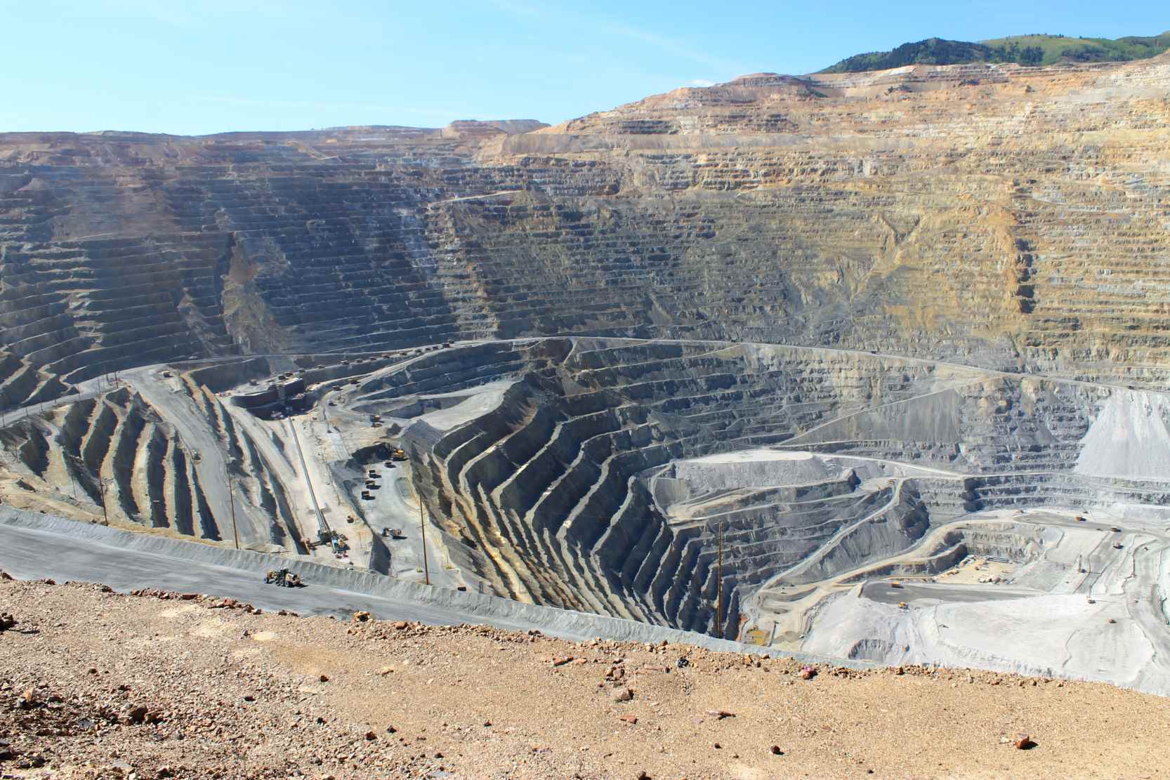 Bingham Canyon Mine at Salt Lake City Utah
