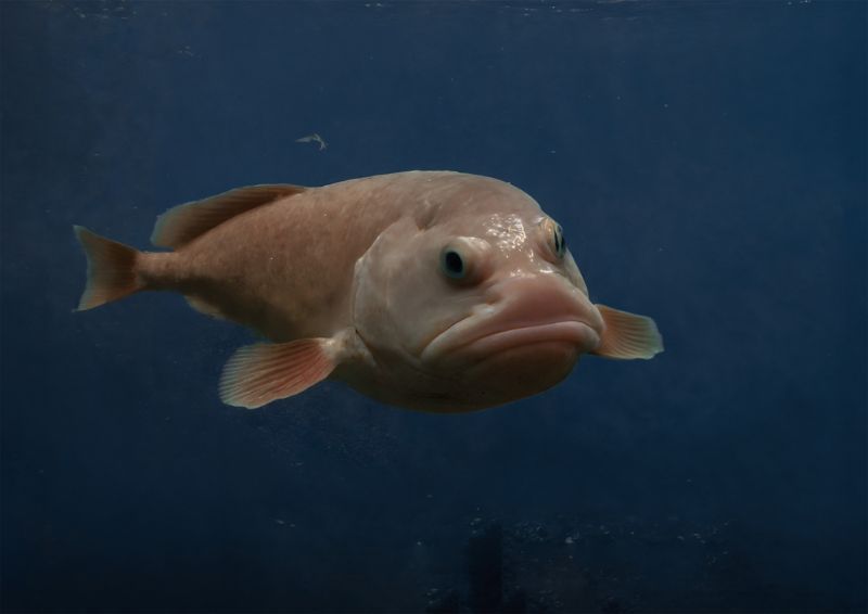 Blob Fish in deep sea 