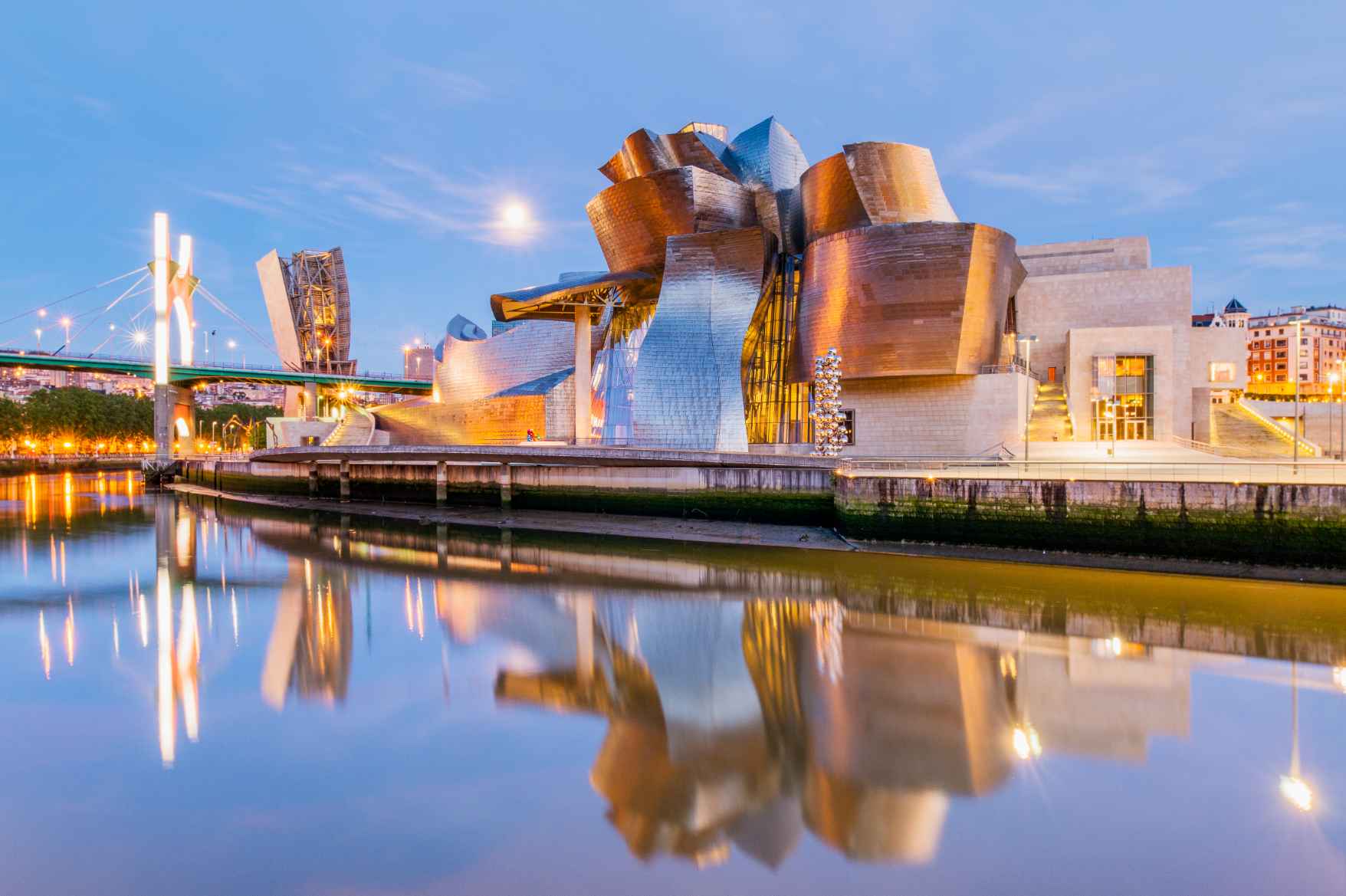 Guggenheim Museum on June 19, 2016 in Bilbao