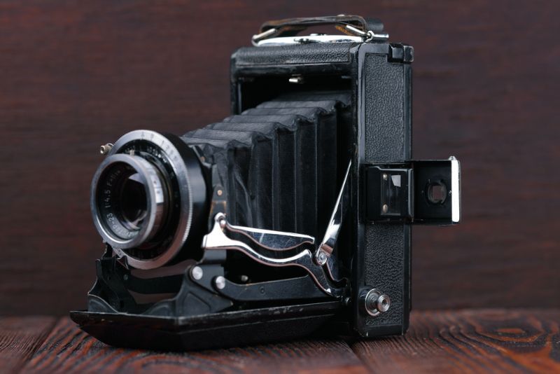 The old Soviet medium format scaling camera