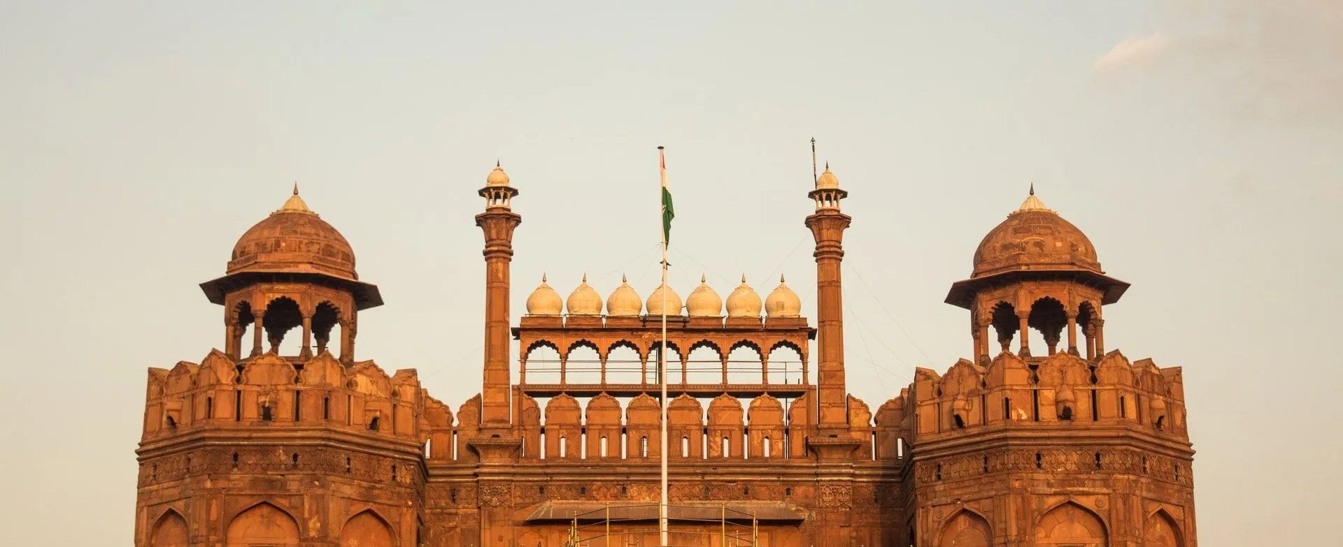 The red fort is a very important part of Mughal history.