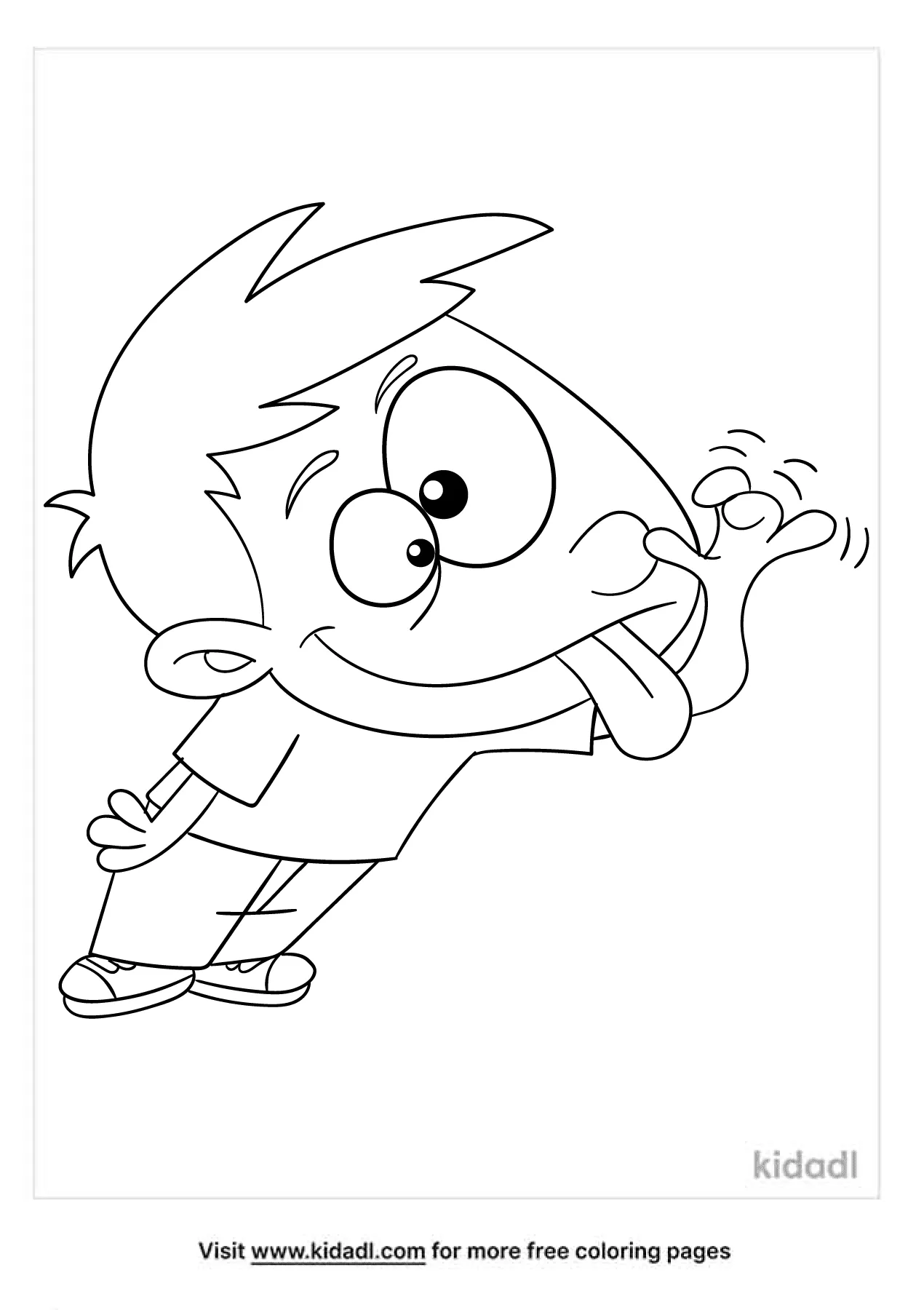 bobbys world coloring pages