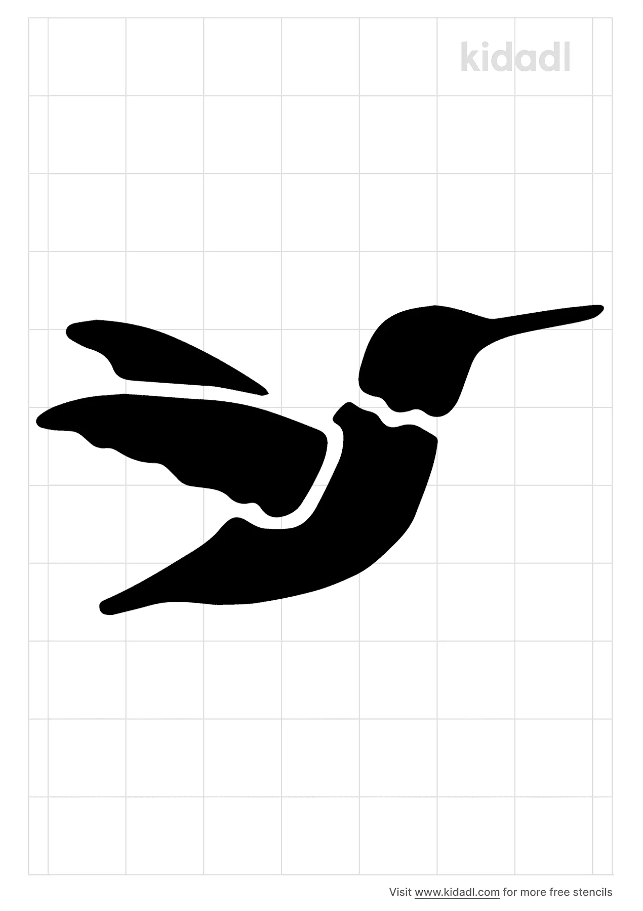 bird stencil printable