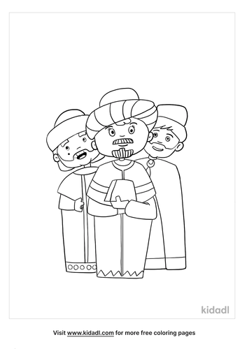 3 Wise Men Coloring Pages Free Bible Coloring Pages Kidadl