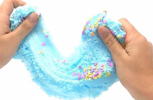 Fluffy cloud slime is sure to impress the kids.