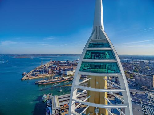 Spinnaker tower in Portsmouth.