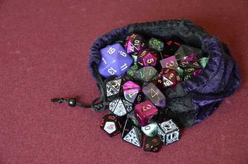 d20 dice from the board game of 'Dungeons And Dragons