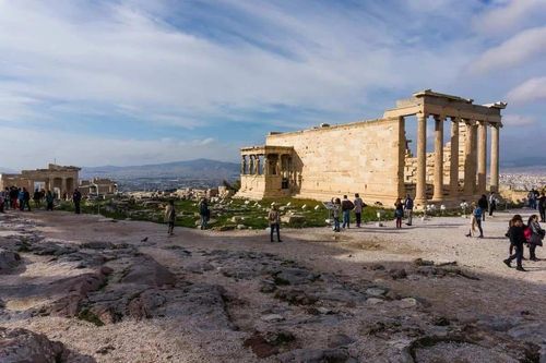 In the middle of the Acropolis of Athens sits the Parthenon, dedicated to the Goddess Athena.