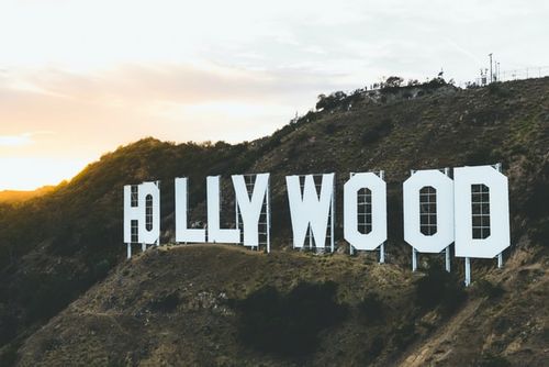 California is known for Hollywood and the film industry.
