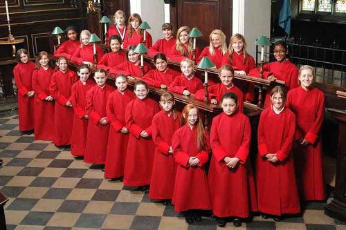 Choristers performing sound beautiful.