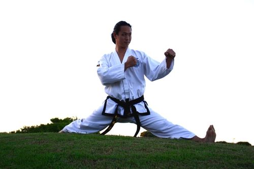 How old is my wife black belt in martial arts?