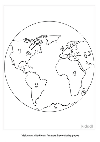 7 Continents Coloring Pages Free World Geography Flags Coloring Pages Kidadl