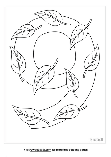 Number 9 Coloring Pages Free Numbers Coloring Pages Kidadl