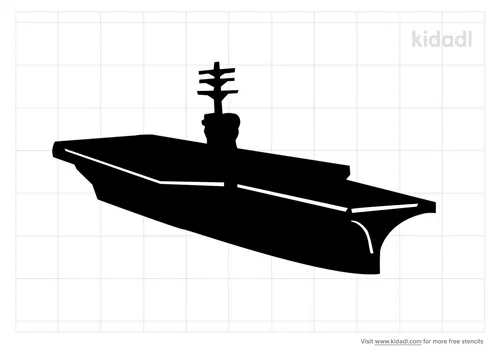aircraft-carrier-stencil