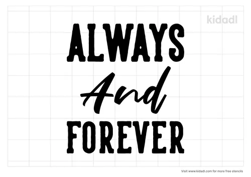 always-and-forever-stencil