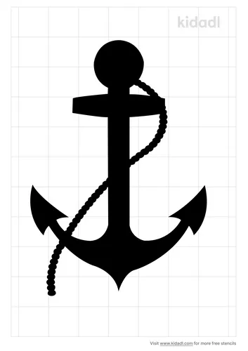 anchor-and-rope-stencil