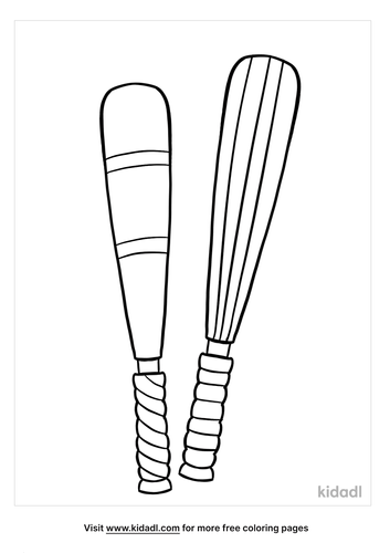 baseball bat coloring pages free sports coloring pages kidadl