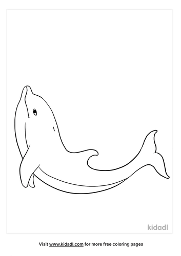 Bottlenose Dolphin Coloring Pages | Free Animals Coloring Pages | Kidadl