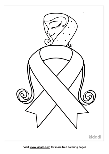 Breast Cancer Ribbon Coloring Pages Free Emojis Shapes Signs Coloring Pages Kidadl