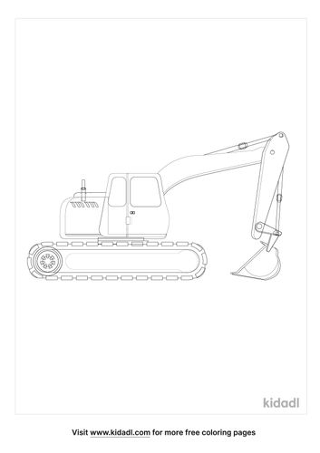 Bulldozer Coloring Pages Free Vehicles Coloring Pages Kidadl