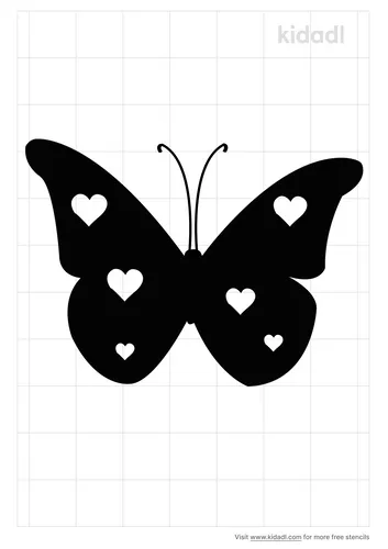 butterfly-with-heart-stencil