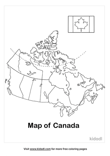 Canada Map Coloring Pages World Map Coloring Page Flag Coloring ...