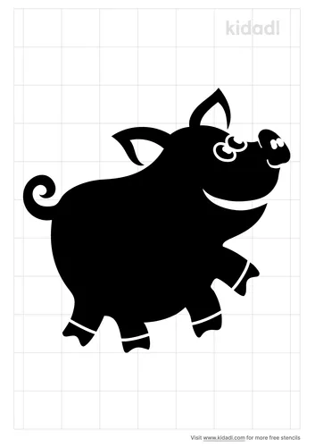 cartoon-pig-stencil