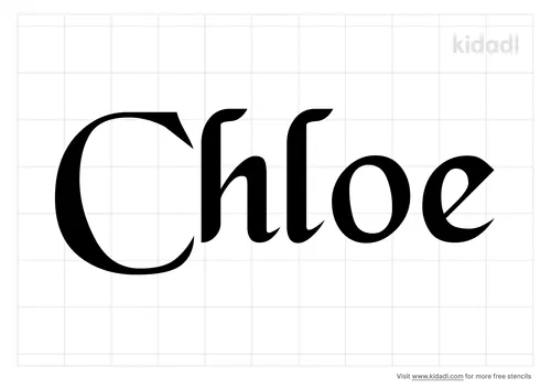 chloe-stencil