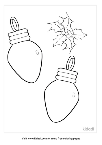 Christmas Bulb Coloring Pages Free Christmas Coloring Pages Kidadl