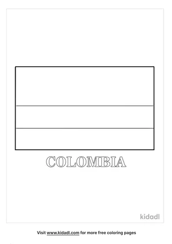 Colombia Flag Coloring Pages | Free World-geography-and-flags Coloring ...